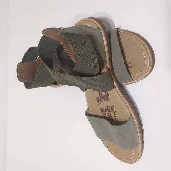 Sorel Ella Cross Ankle Strap Flat Sandal women size 6.5 - Picture 5 of 7